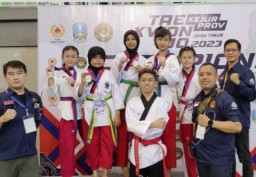 Jaguar Taekwondo Surabaya Raih Emas Kyorugi di Kejurprov Probolinggo
