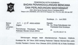 Demi Keselamatan Bersama, RHU di Surabaya Diminta Tidak Buka Dulu