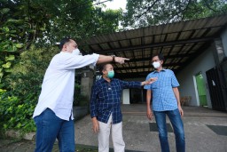 Silaturrahmi dengan Bambang DH, Eri: Saya Ngangsu Kaweruh
