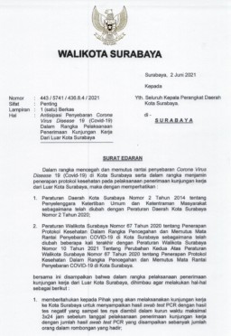 Wali Kota Eri Minta Penerimaan Kunjungan Kerja dari Luar Surabaya Harus Men