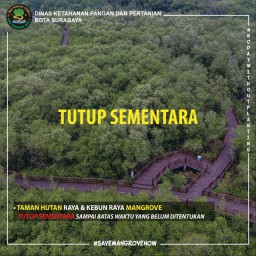 Kasus Covid-19 Melonjak, Taman hingga Tahura Surabaya Tutup Sementara