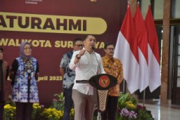 Ini Pesan Walikota Eri Saat Silaturrahmi Virtual