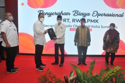 Kabar gembira! Cak Eri Naikkan Biaya Operasional RT, RW dan LPMK 100 Perse