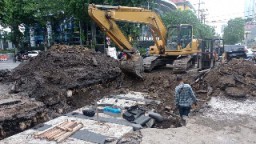 Saluran Air Di Panglima Sudirman Dan Biliton Dikebut Dalam Dua Minggu