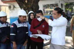Walikota Eri Cahyadi Minta Pengerjaan Saluran Dikebut