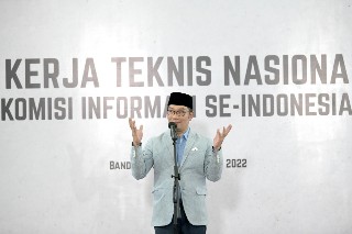 Jabar Tuan Rumah Rakernis KI se-Indonesia, Ridwan Kamil: Berinovasi