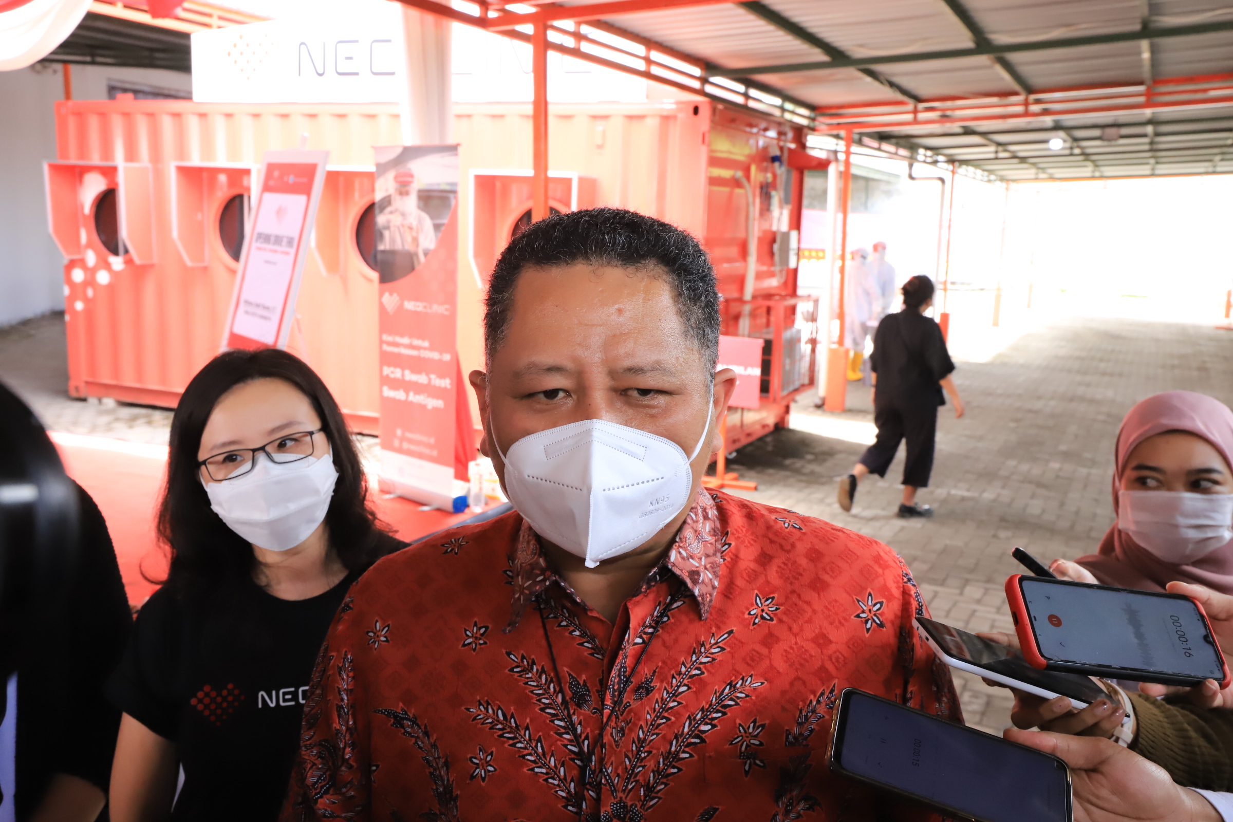 Plt Wali Kota Surabaya Berharap Bisa Support Pemkot dalam Memperbanyak Test