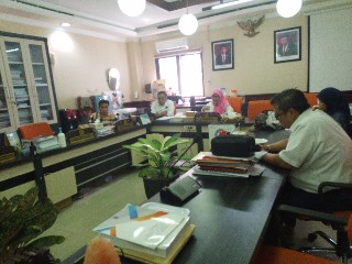 Suasana hearing di Komisi B, Senin (5/9/2022). (Bachan)