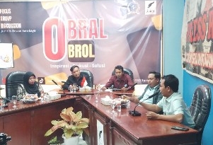 Suasana FGD Obral Obrol Judes dengan insan pers dan tokoh politik (Foto: Amar)