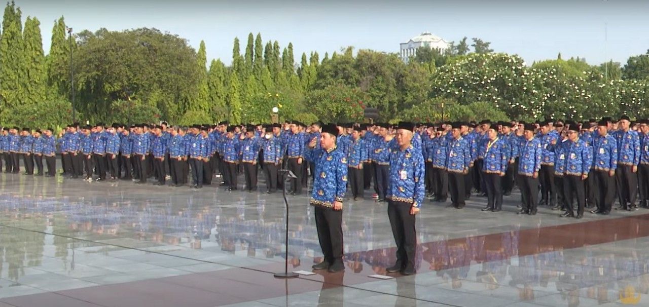 Peringati HUT Kopri Ke-52, 2.000 ASN Ziarahi Taman Makam Pahlawan Kalibata