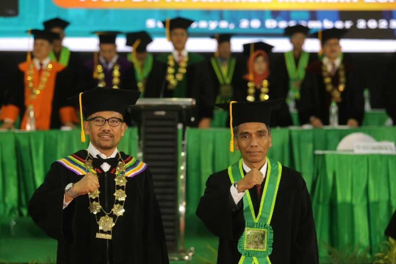 Walikota Eri Cahyadi Hadiri Pengukuhan Guru Besar Teologi Islam Kontemporer UINSA