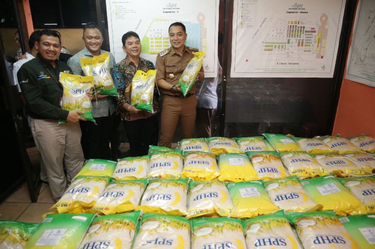 Harga dan Stok Beras Terjaga, Transaksi Warung TPID Surabaya Capai 51 Ton