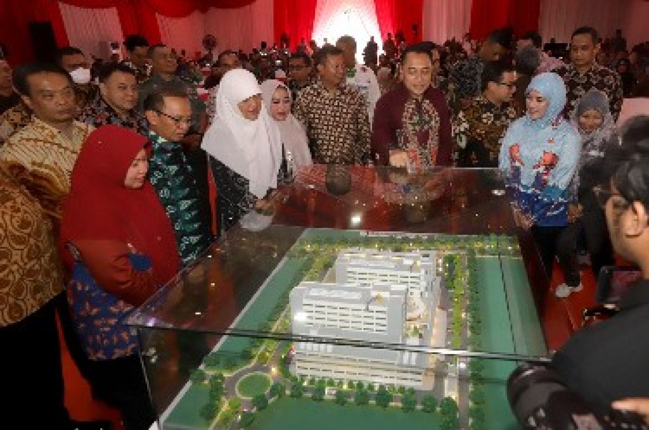 Struktur Bangunan Dituntaskan Maret 2024, Pembangunan RSUD Surabaya Timur Capai 27 Persen