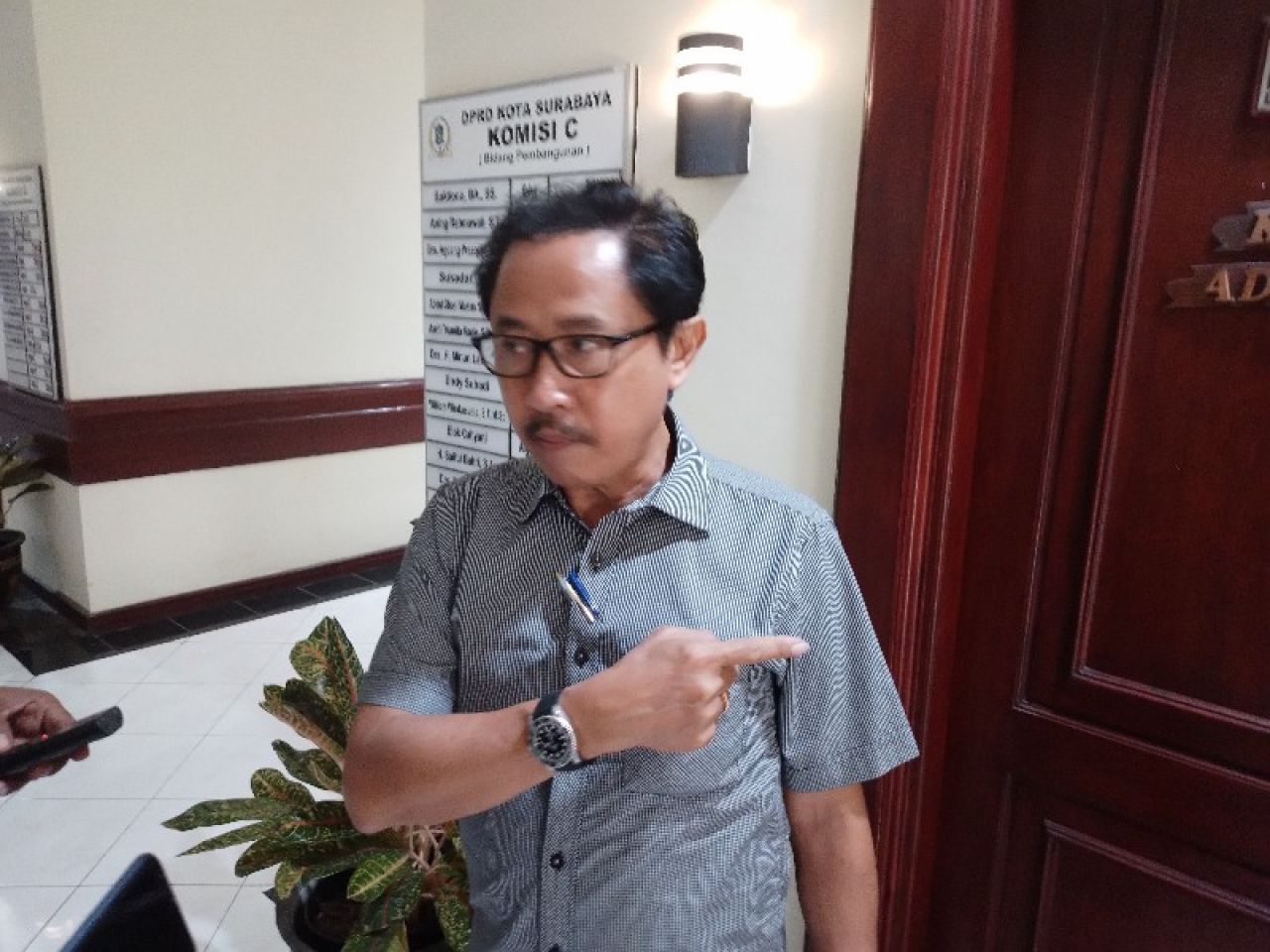 Baktiono, Ketua Komisi C DPRD Kota Surabaya