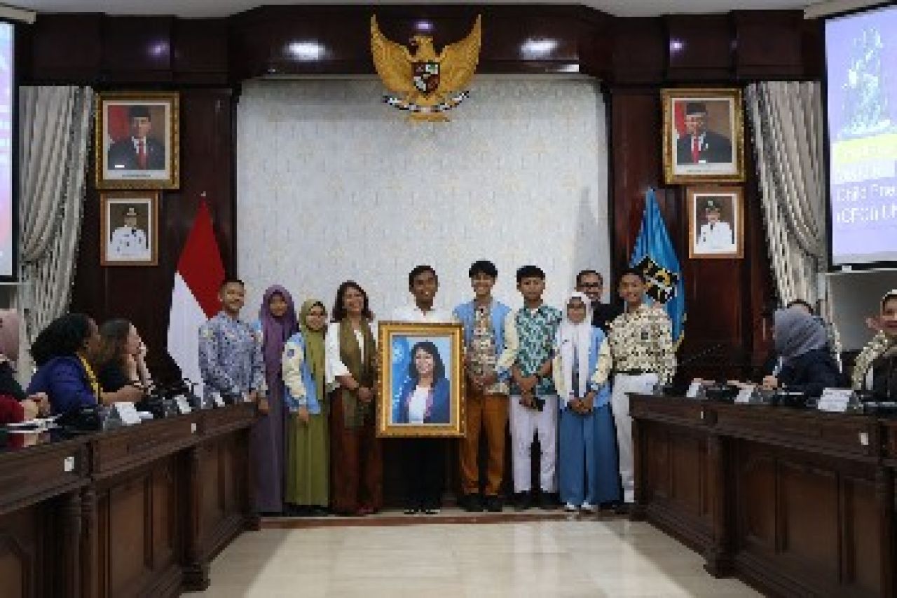 Tim CFCI UNICEF Terkesan dengan Komitmen Surabaya Menuju Kota Layak Anak Dunia