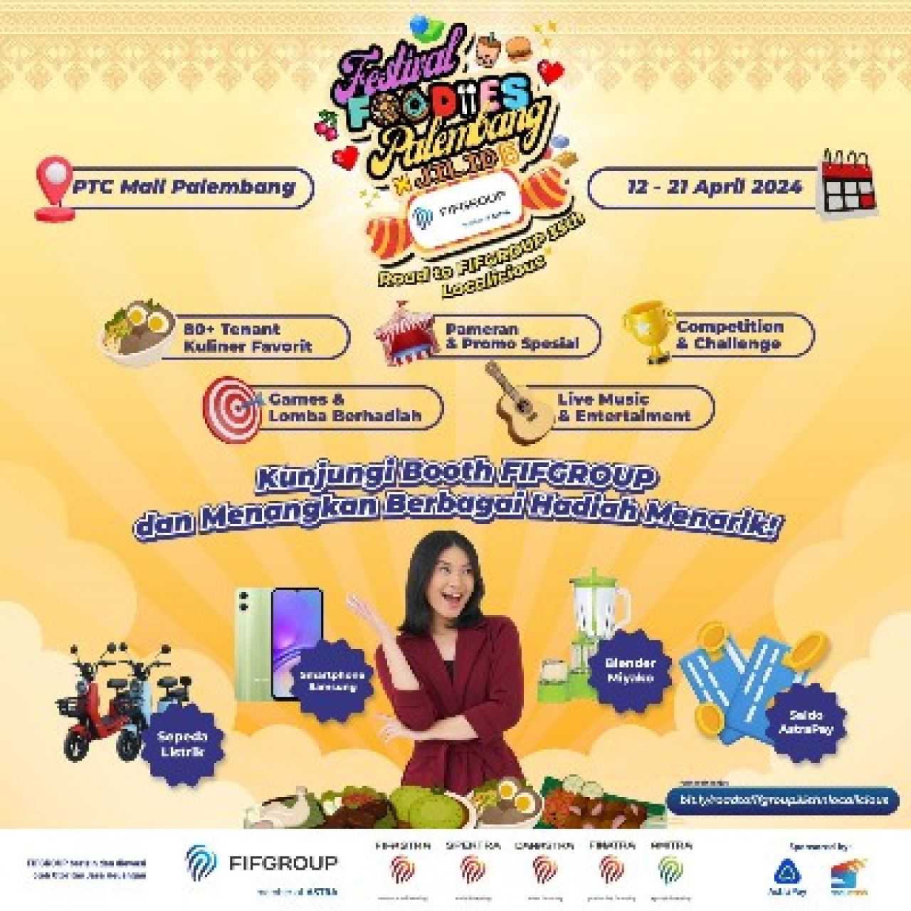 FIFGROUP Hadir di Festival Foodies Palembang 2024