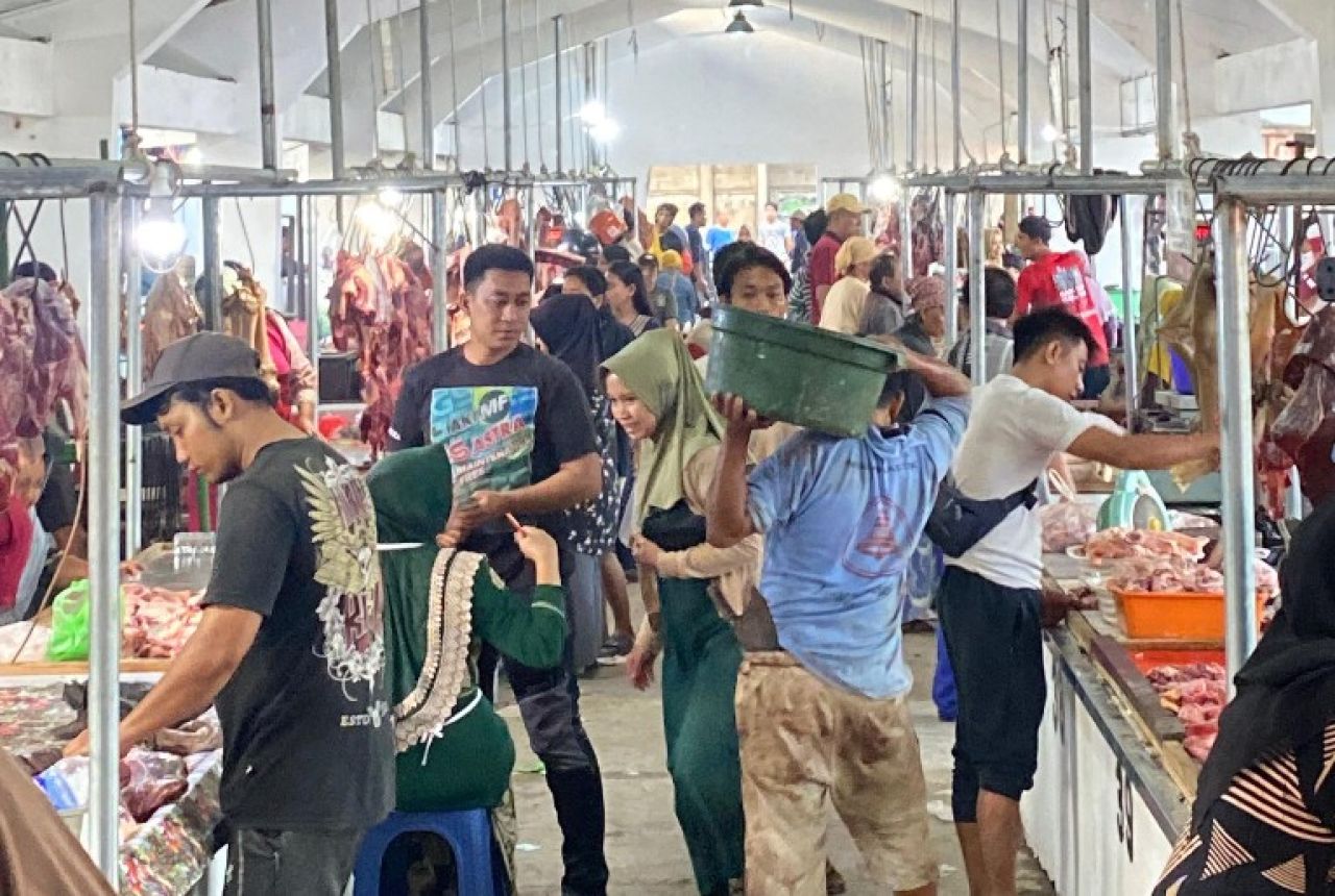 Pasar Daging Arimbi. (Kominfo Kota Surabaya)