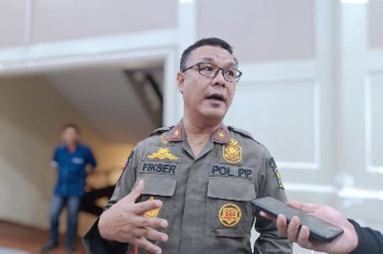 Kasatpol PP Surabays, M. Fikser. /Foto: Kominfo Surabaya