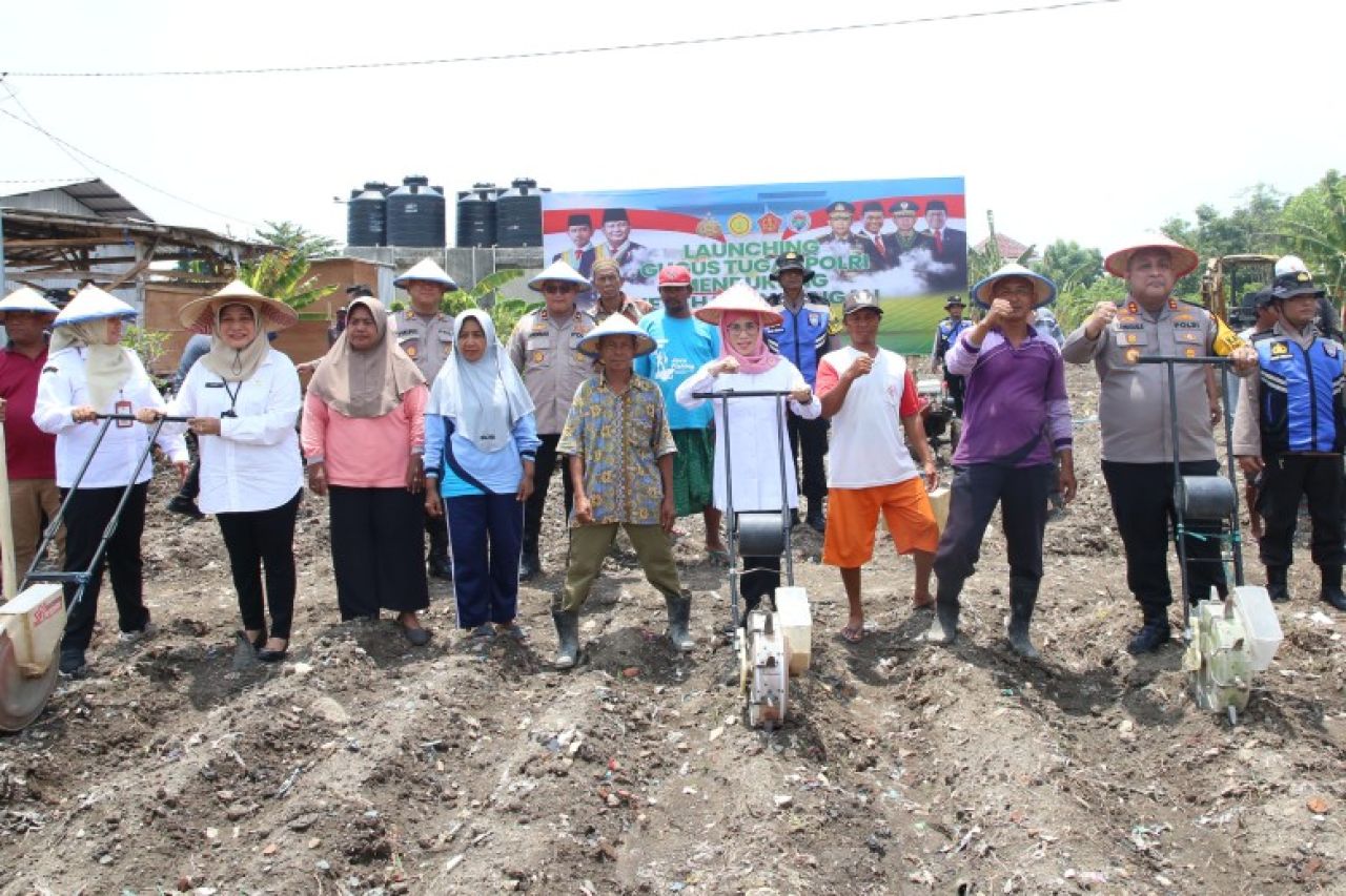 Pemkot Surabaya Dukung Launching Gugus Tugas Polri, Program Ketahanan Pangan 