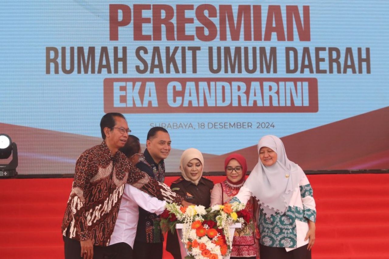 Peresmian RSUD Eka Candrarini di Surabaya Timur. (Kominfo Kota Surabaya)