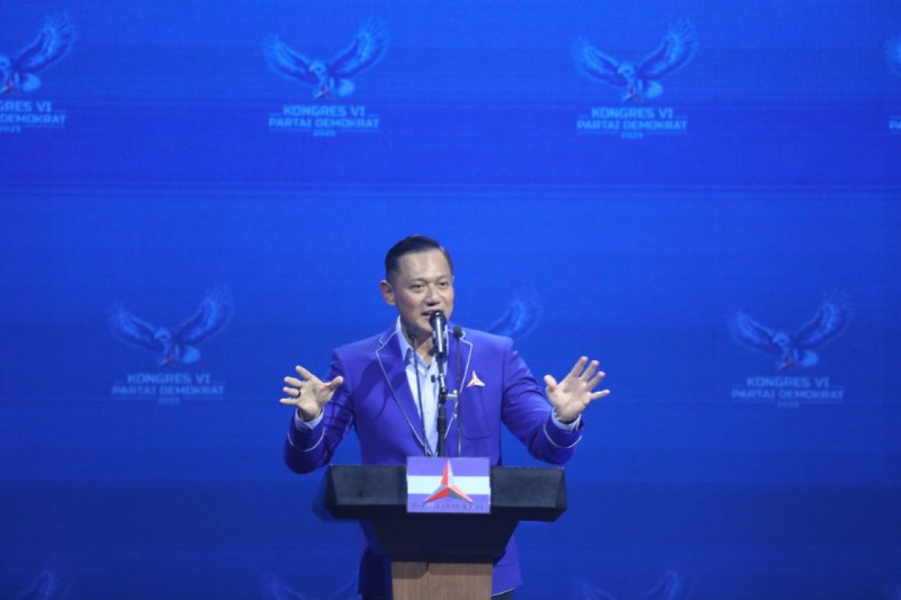 AHY Kembali Pimpin Partai Demokrat 2025-2030. (Tim)