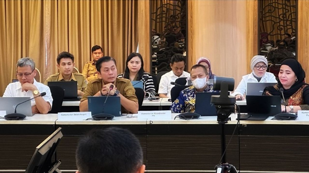 Direktur SUPD III Ditjen Bina Bangda Kementerian Dalam Negeri TB. Chaerul Dwi Sapta. (Tim)