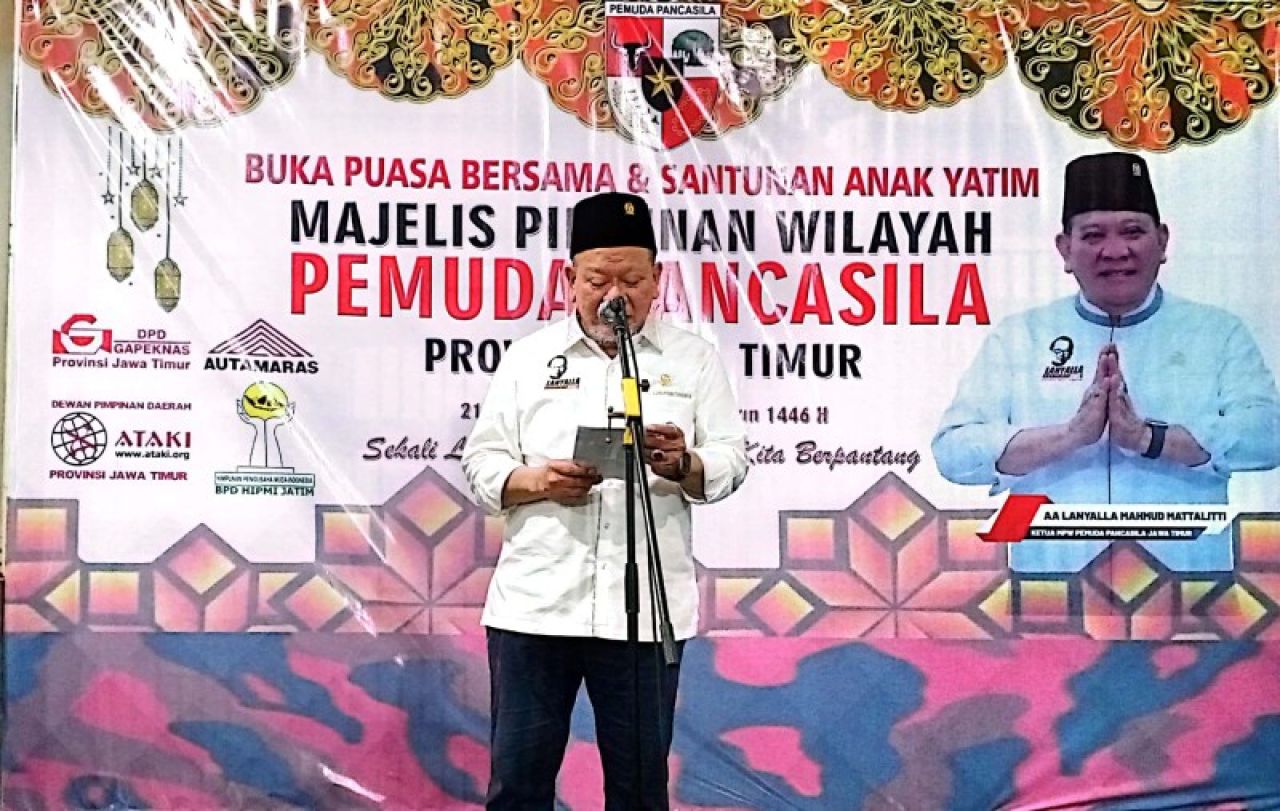 MPW Pemuda Pancasila Jawa Timur Buka Puasa Bersama Anak Yatim