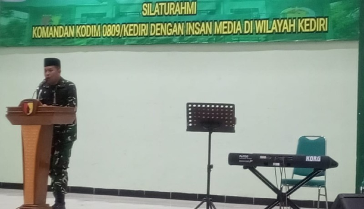 Komandan Kodim 0809/Kediri Gelar Silaturahmi dengan Insan Media untuk Perkuat Sinergi Informasi