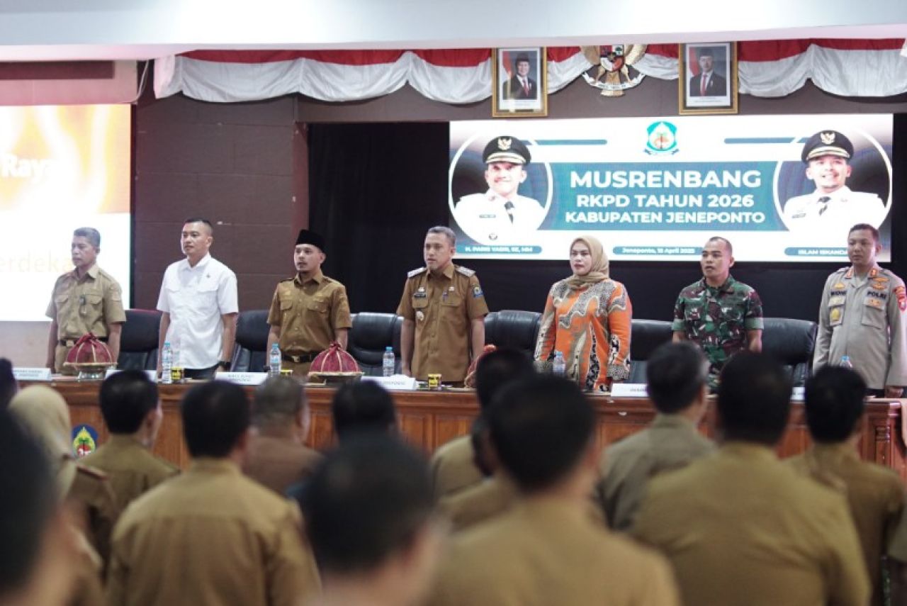 Musrenbang RKPD Kabupaten Jeneponto. (Tim)