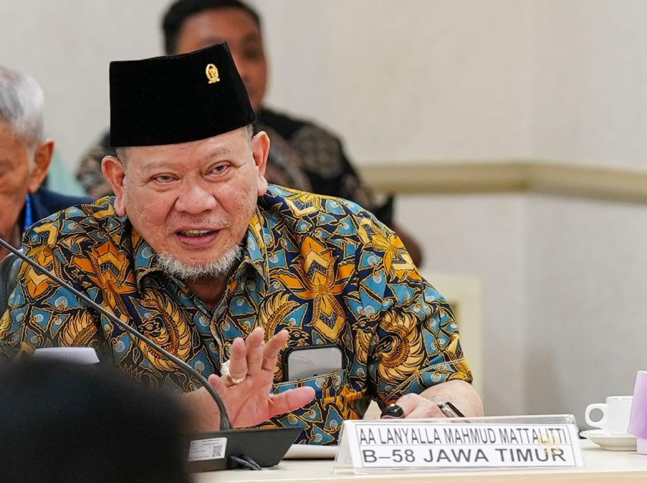 Anggota Dewan Perwakilan Daerah RI, AA LaNyalla Mahmud Mattalitti. (Tim)