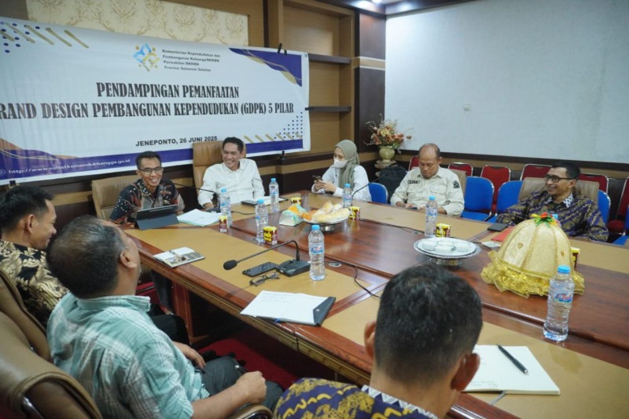 Pendampingan pemanfaatan GDPK Jeneponto. (Tim)