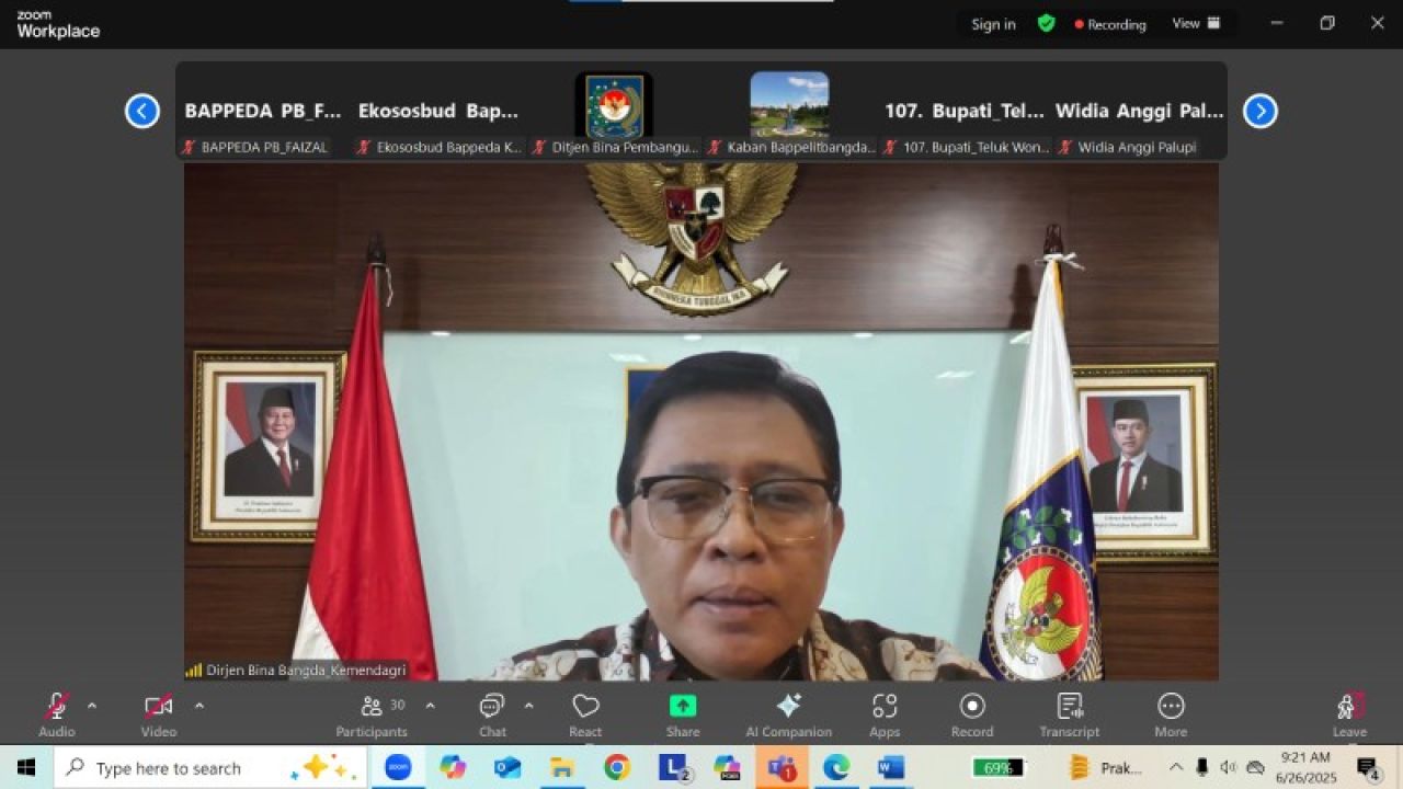 Kemendagri dorong penyelarasan RPJMD
