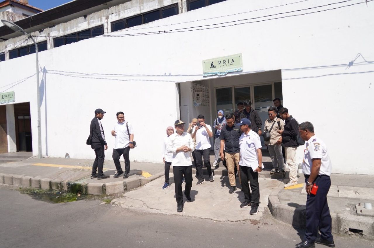 Pemkot Surabaya rombak terminal SWK Serambi Ampel. (Kominfo Kota Surabaya)
