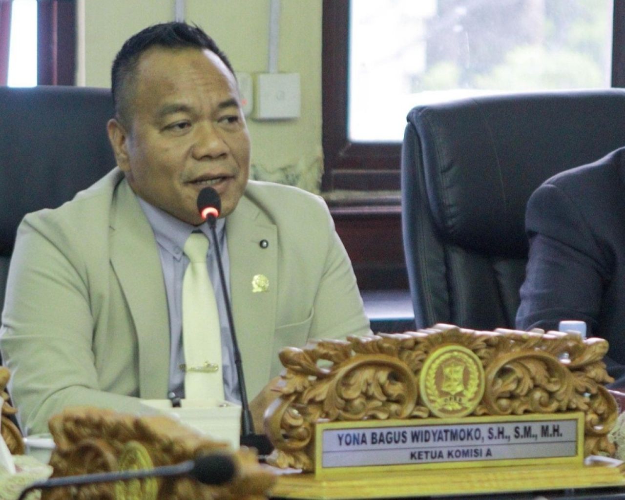 Ketua Komisi A DPRD Kota Surabaya, Yona Bagus Widyatmoko