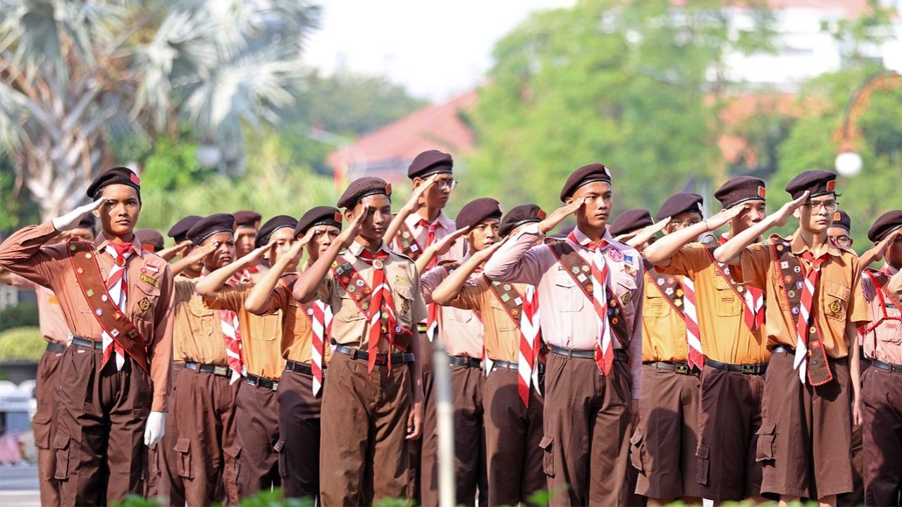Peringati Hari Pramuka Ke-64, Wawali Armuji Dorong Penguatan Karakter dan Gotong Royong Generasi Muda
