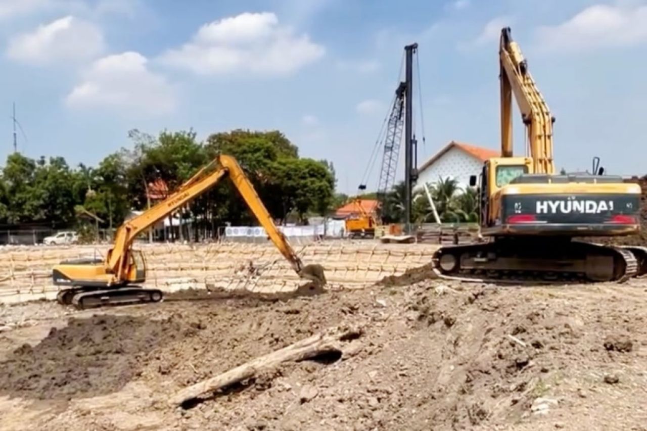 Minimalisir Banjir, Pemkot Surabaya Kebut Pembangunan 4 Bozem Baru. (Kominfo Surabaya)