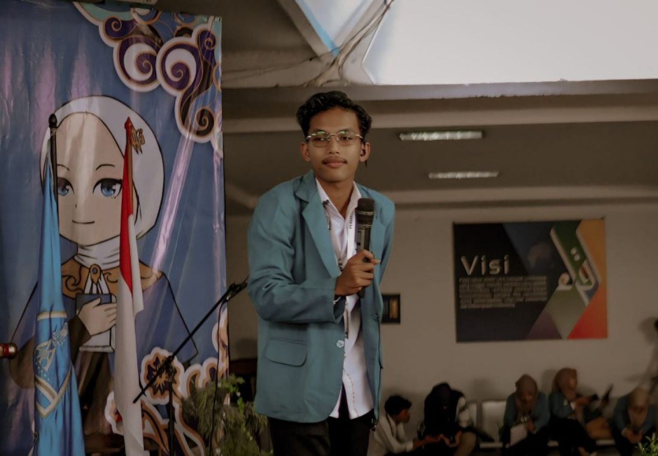 Tegar Pradana selaku Koordinator Wilayah BEM PTNU DIY menyampaikan dukungan penuh kepada KH. Irfan Yusuf Hasyim atau yang akrab disapa Gus Irfan atas amanah yang diberikan sebagai Menteri Haji dan Umrah Republik Indonesia. (Tim)