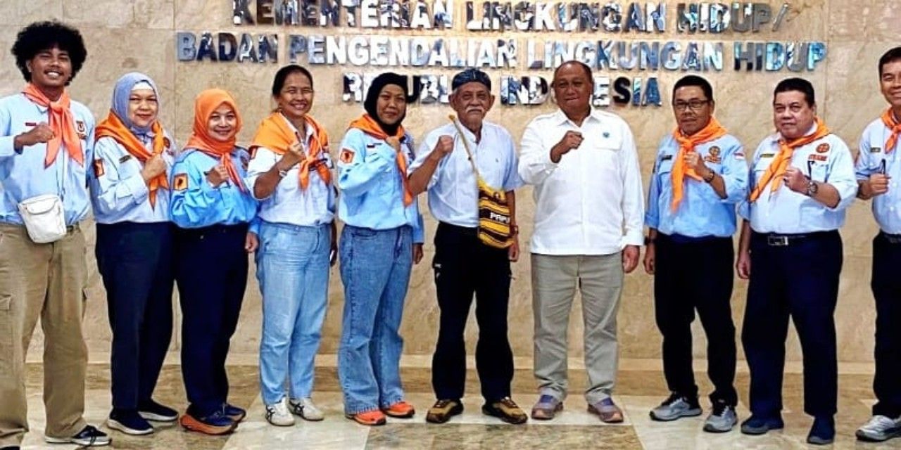 Kementerian Lingkungan Hidup dan TRAMP Sepakat Gelar Pendakian Sumpah Pemuda. (Tim)