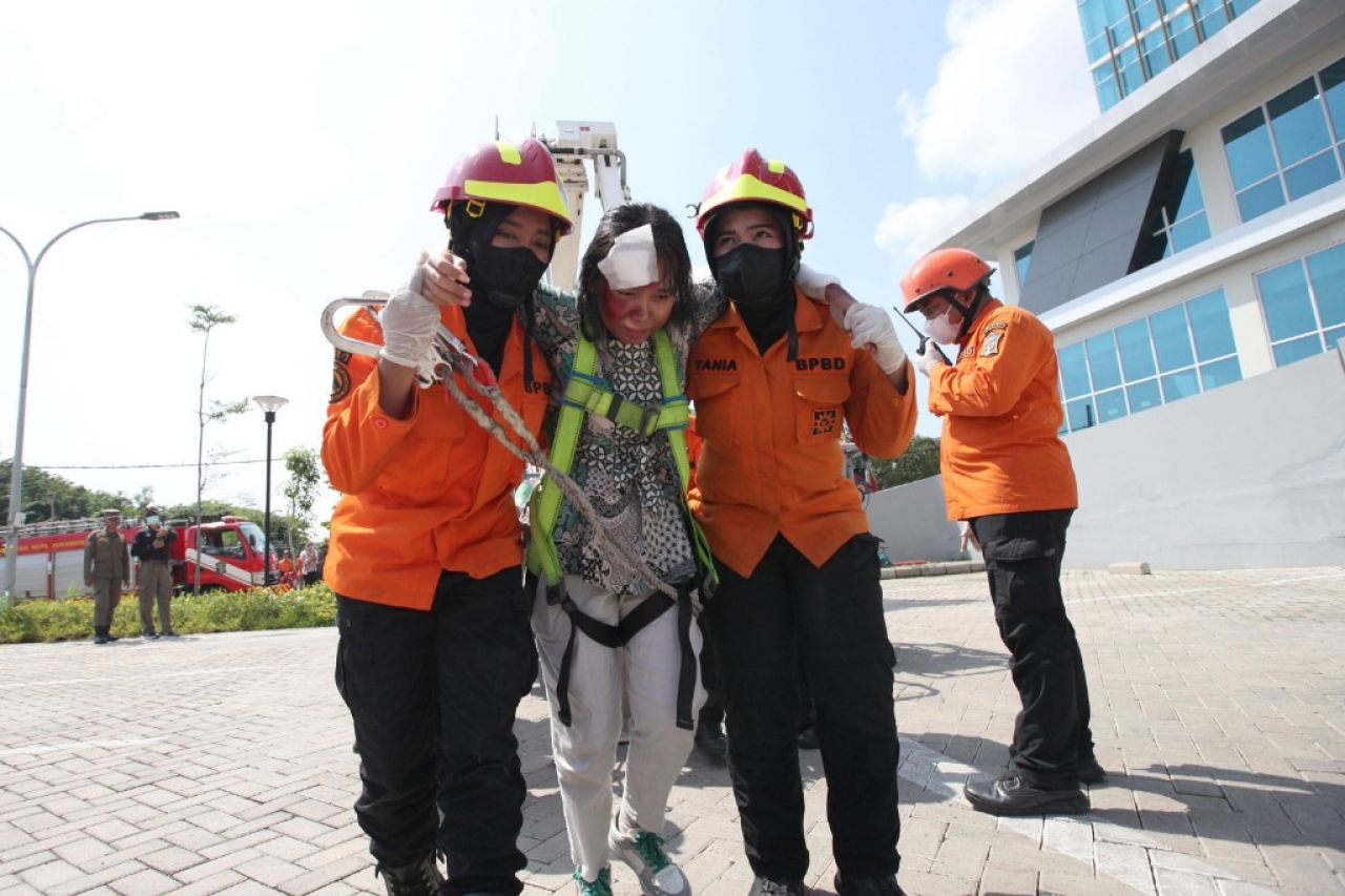 BPBD Surabaya Tingkatkan Koordinasi Lintas PD untuk Mitigasi Cuaca Ekstrem