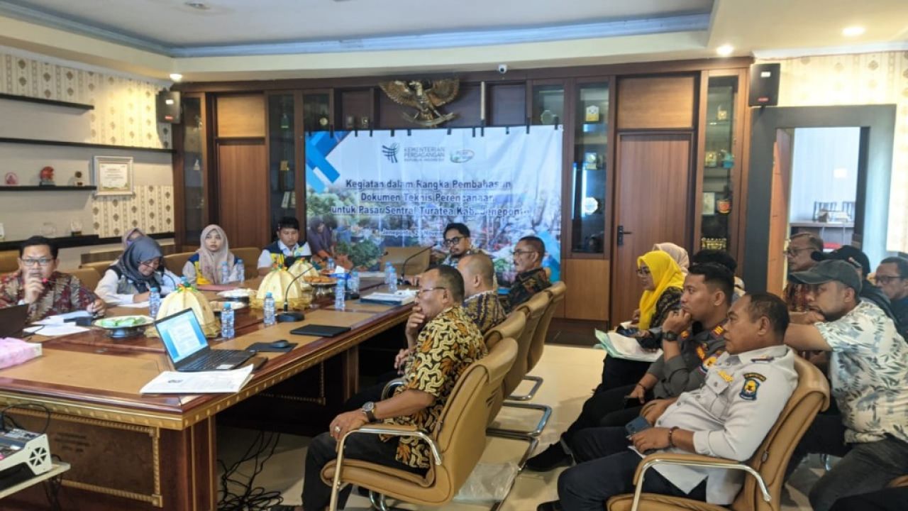 Pemkab Jeneponto Bahas Dokumen Teknis Pembangunan Pasar Sentral Turatea (tim)