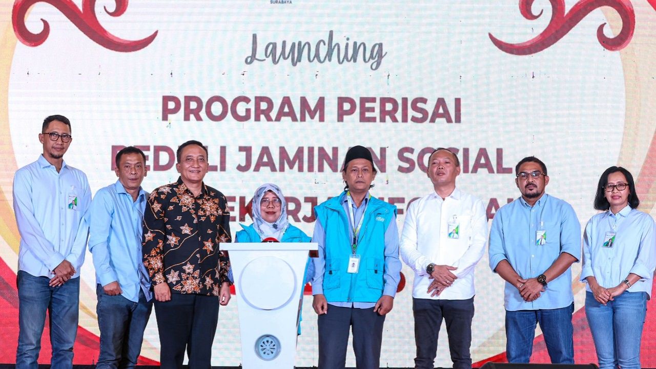 Cegah Kemiskinan Baru, Pemkot Surabaya Dorong Pekerja Formal-Informal Ikuti BPJS Ketenagakerjaan. ((Kominfo Surabaya)