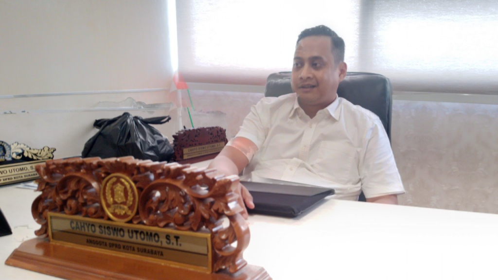 Ketua Fraksi PKS DPRD Surabaya, Cahyo Siswo Utomo. (Amar)
