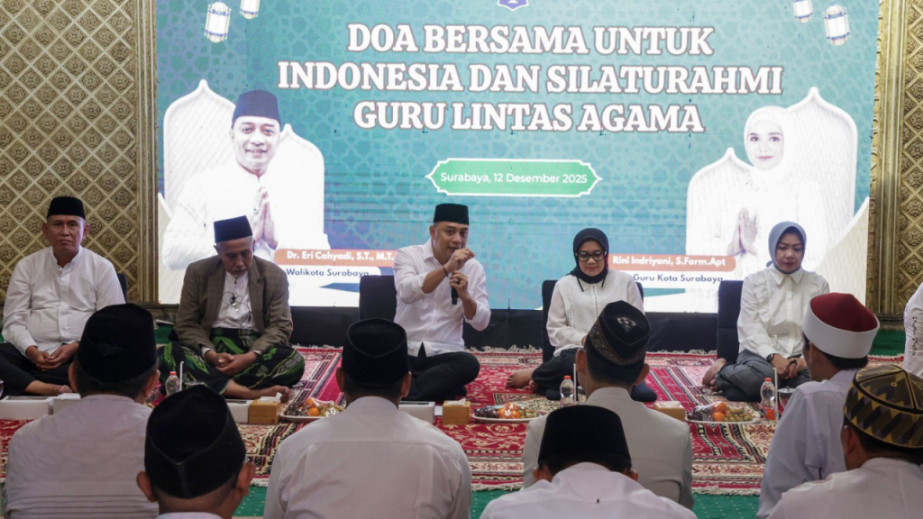 Pemkot Surabaya Doa Beesama 2.000 Guru dari 6 Agama