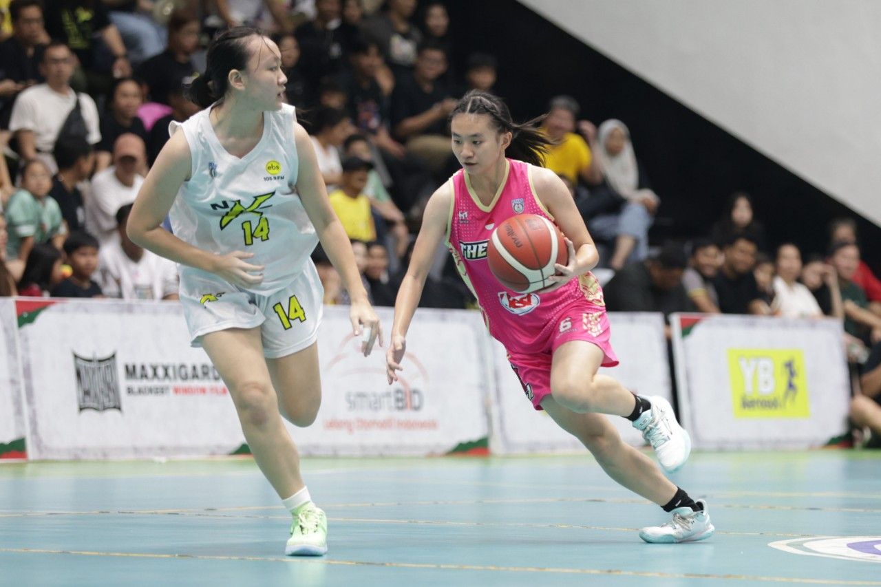 Salah satu momen kejurkot Basket Surabaya 2025. (Kominfo Surabaya)