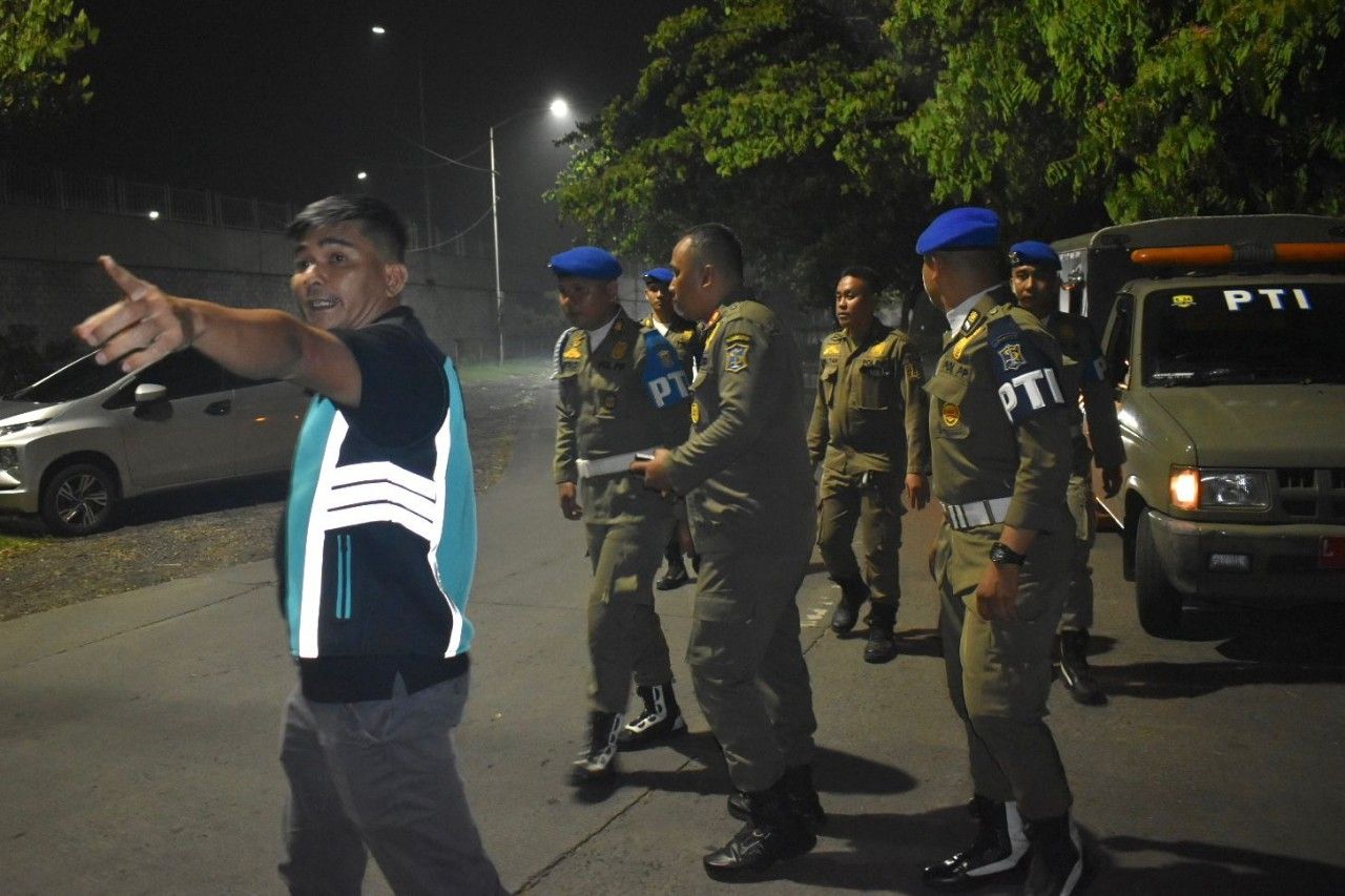 Satpol PP Kota Surabaya perketat Trantibum. (Kominfo Kota Surabaya)