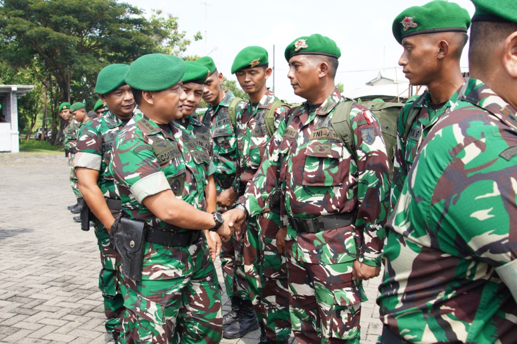 Kasrem 084/BJ Hadiri Upacara Pelepasan Satgas Misi Kemanusiaan ke Aceh Utara