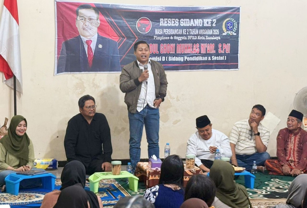 Abdul Ghoni Mukhlas Ni'am saat serap aspirasi warga. (Tim)