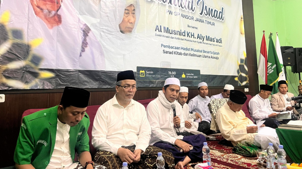 Ansor Jatim gelar Lailatul Isnad. (Tim)