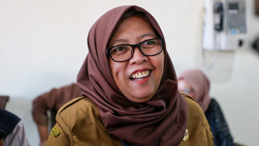 Kepala Dinas Pendidikan (Dispendik) Kota Surabaya, Febrina Kusumawati. (Mar)