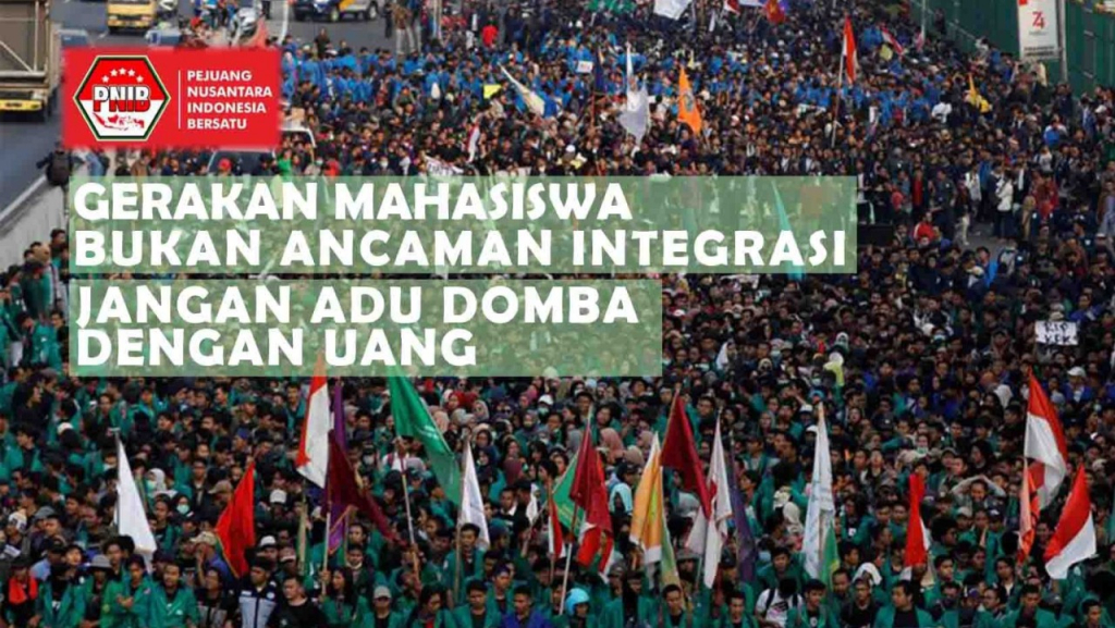 PNIB: Mahasiswa Itu Pejuang Intwlektual Harapan Bangsa Tidak Terbeli Berapapun Nominalnya